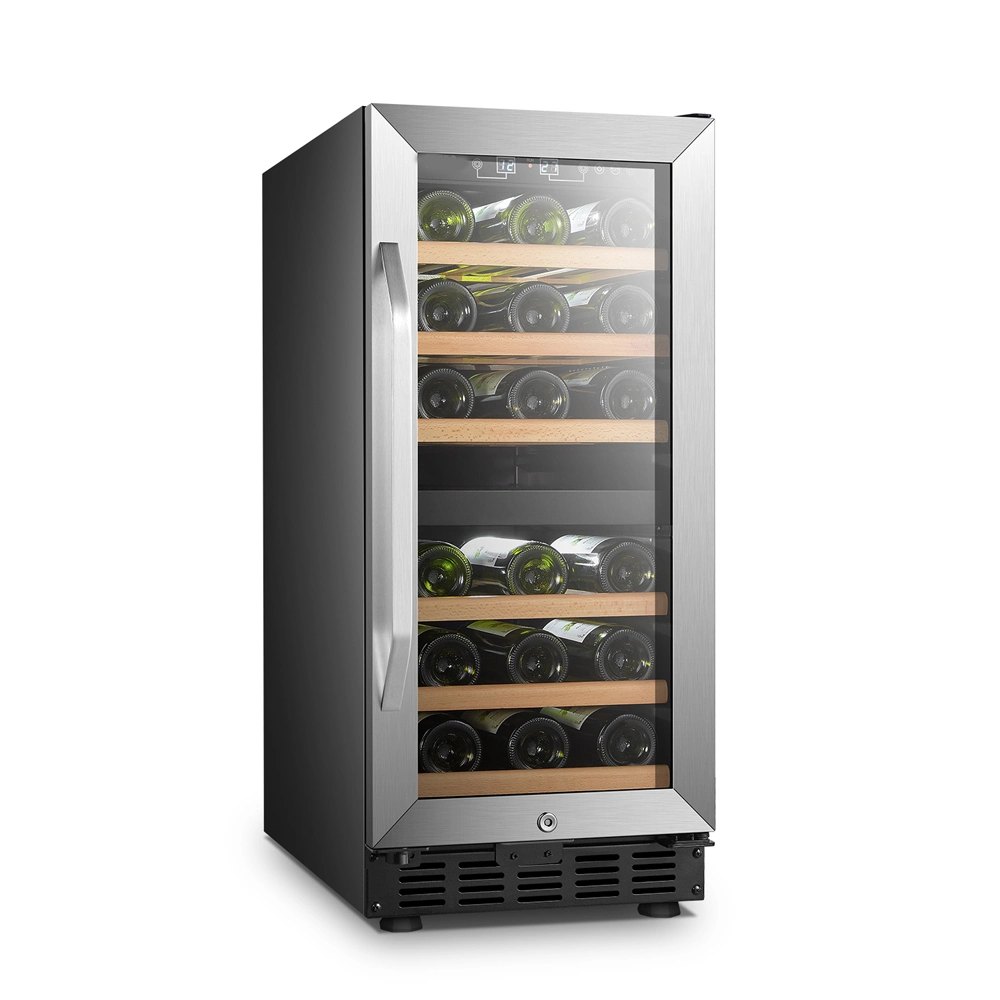 28 Bottles Dual Zone Compact Size Wine Fridge